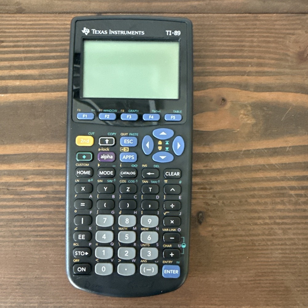 Texas Instruments TI-89  Graphing Calculator W/Cover Works